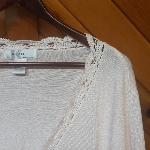 Nwot Kikit Tie Cardigan 214 - Picture 2 of 5